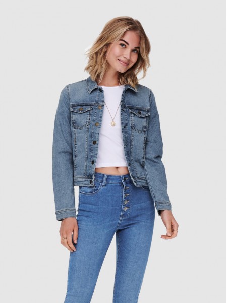 Jacket Woman Light Jeans Only
