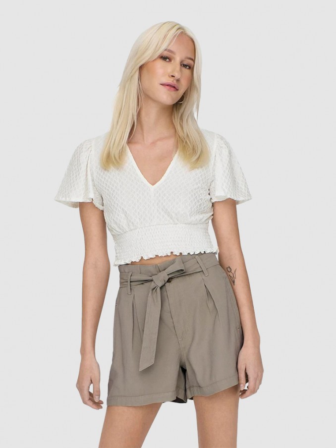 Blusa Mujer Blanco Only