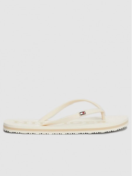 Chanclas Mujer Blanco Tommy Jeans
