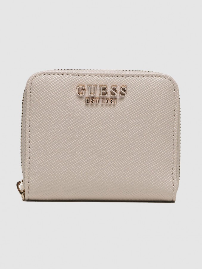 Monedero Mujer Beige Guess