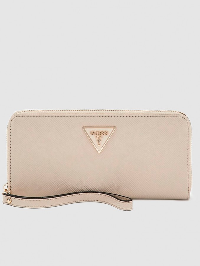 Wallet Woman Beige Guess