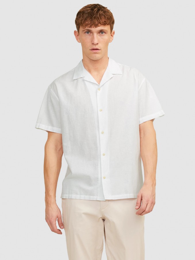 Camisa Hombre Blanco Jack & Jones