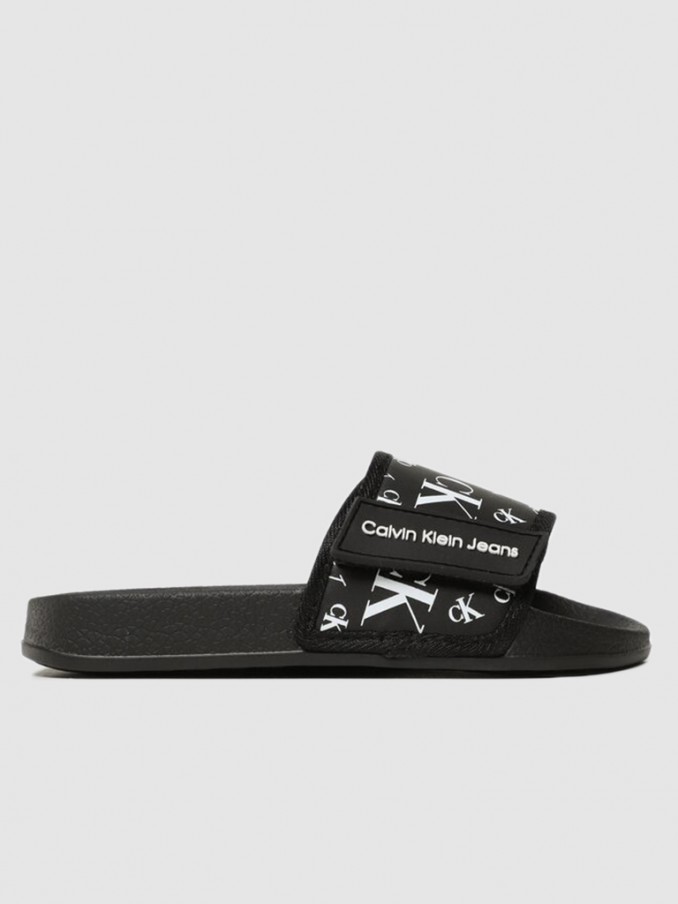 Chanclas Nio Negro Calvin Klein