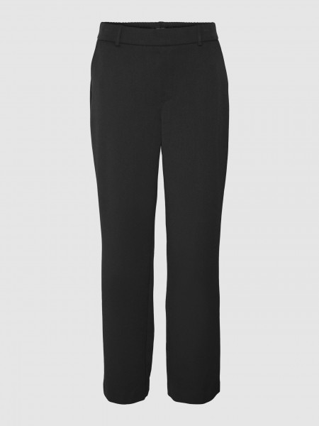 Cal�as Vero Moda Mulher Vmmaya Mw Straight Solid Pant Noos