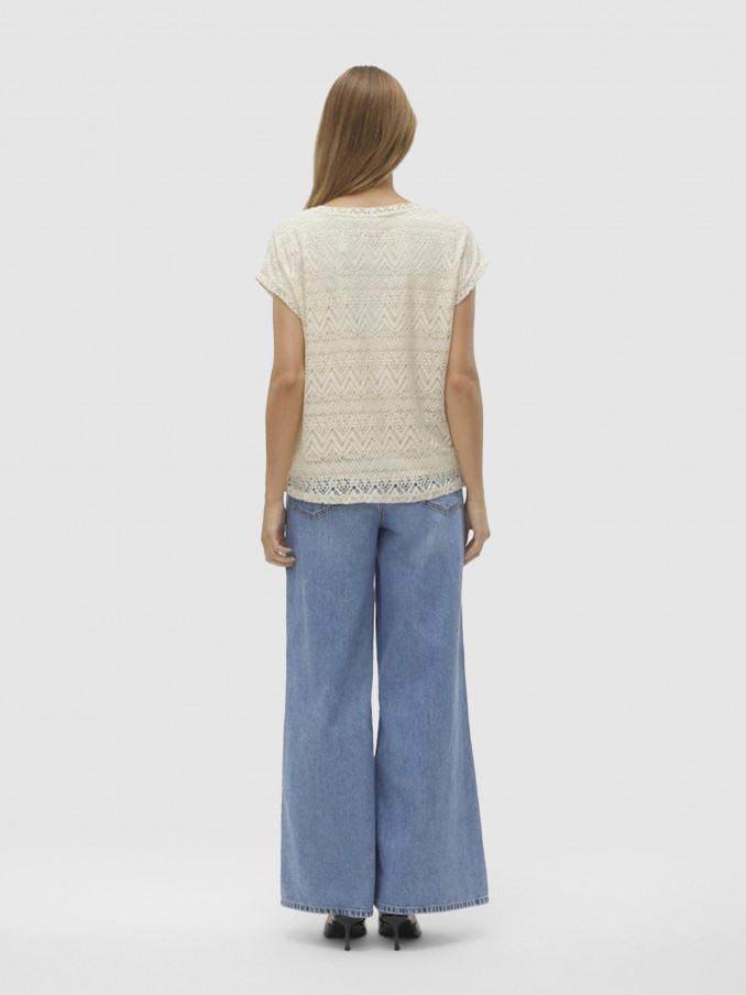 Shirt Woman Cream Vero Moda