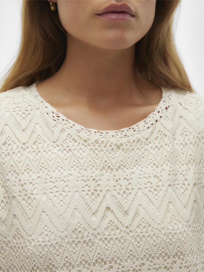 Shirt Woman Cream Vero Moda