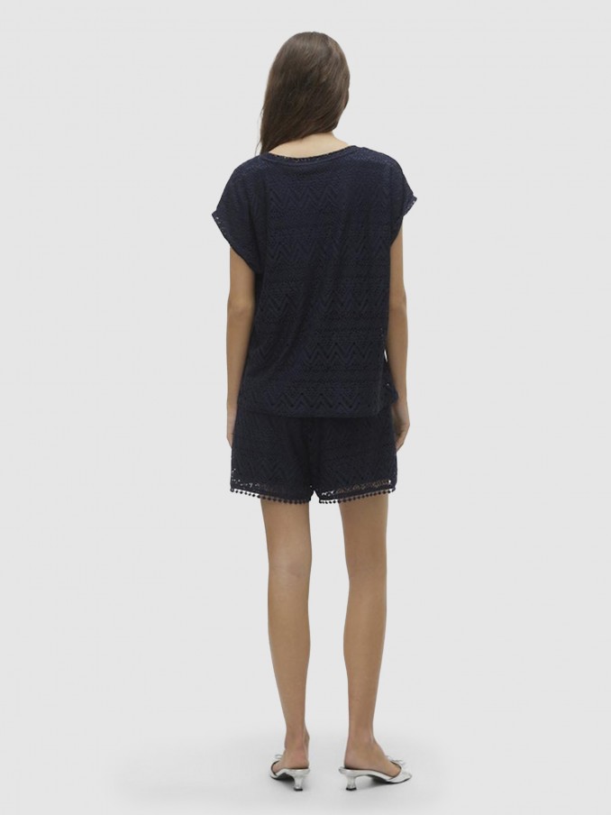 Shirt Woman Navy Blue Vero Moda