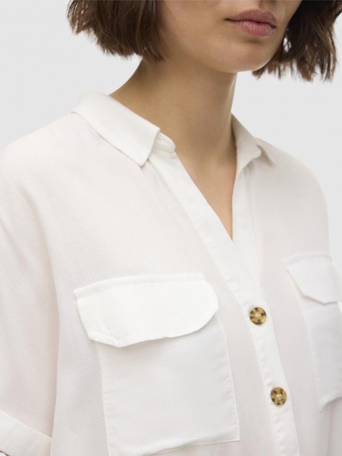 Camisa Mujer Blanco Vero Moda