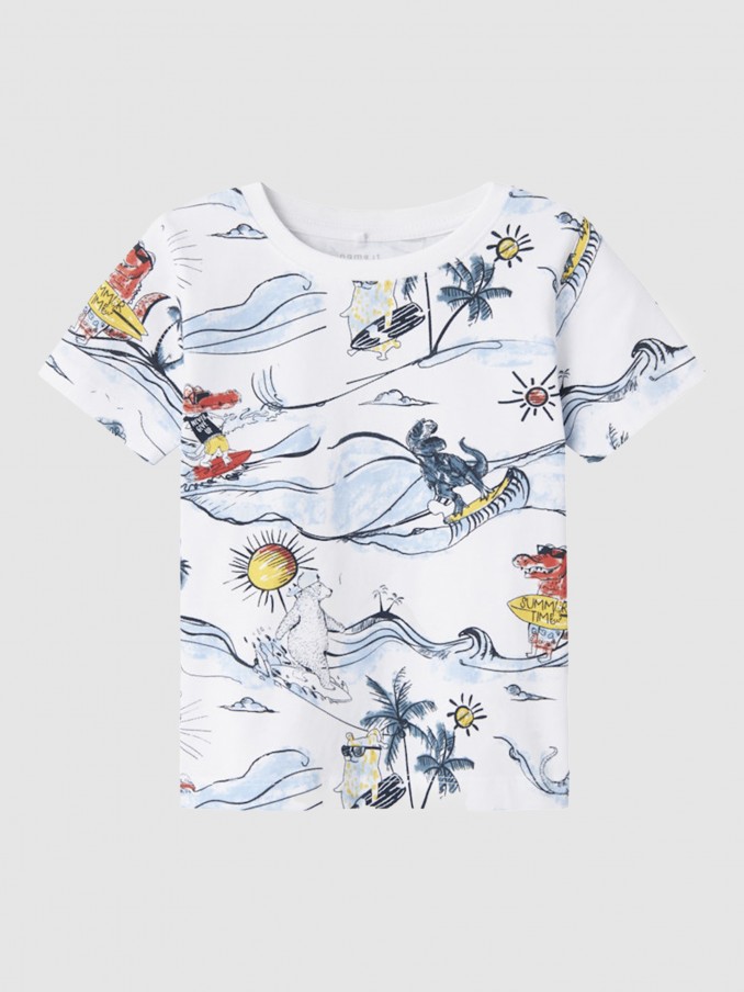 Camiseta Niño Blanco Name It