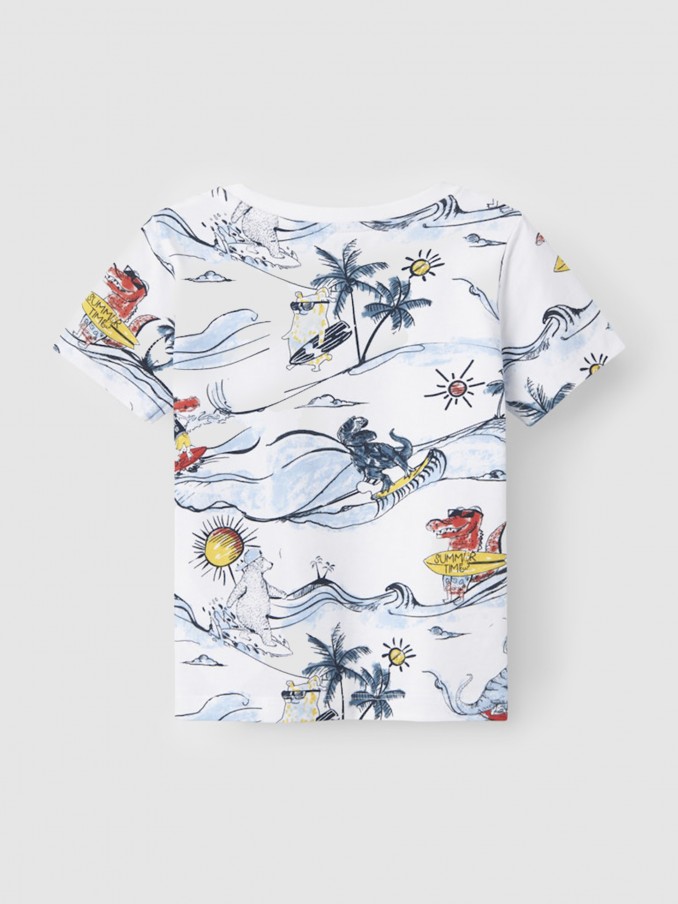 Camiseta Niño Blanco Name It