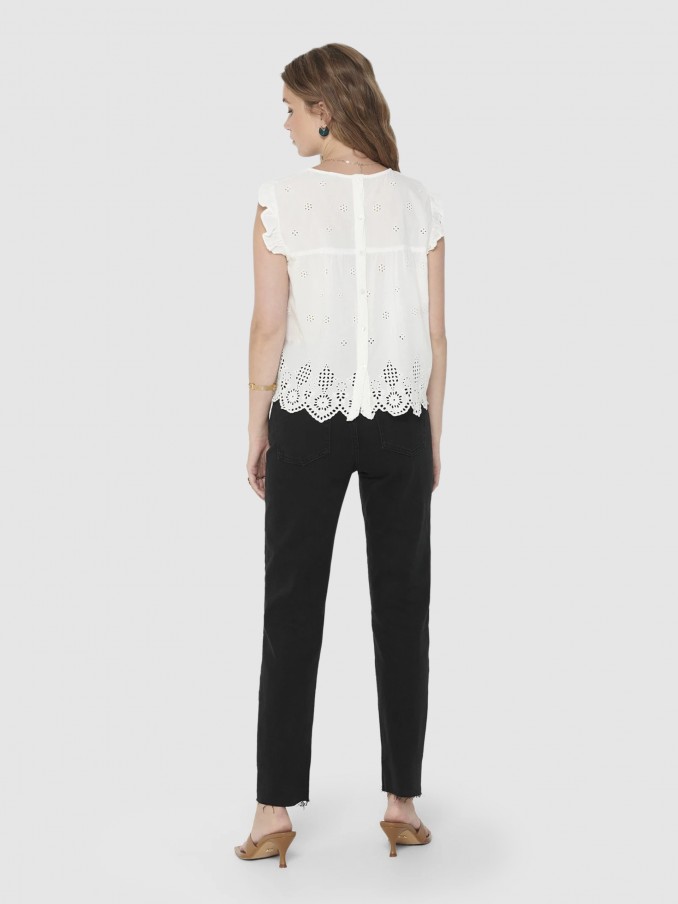 Blusa Mujer Blanco Only
