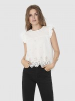 Blusa Mujer Blanco Only Blusa Mujer Blanco Only