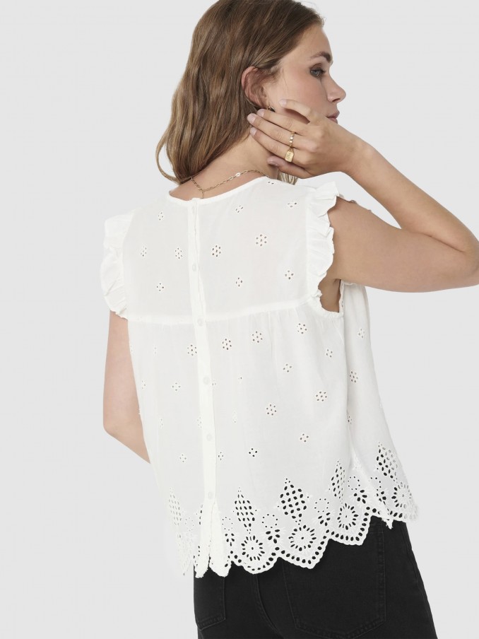 Blusa Mujer Blanco Only