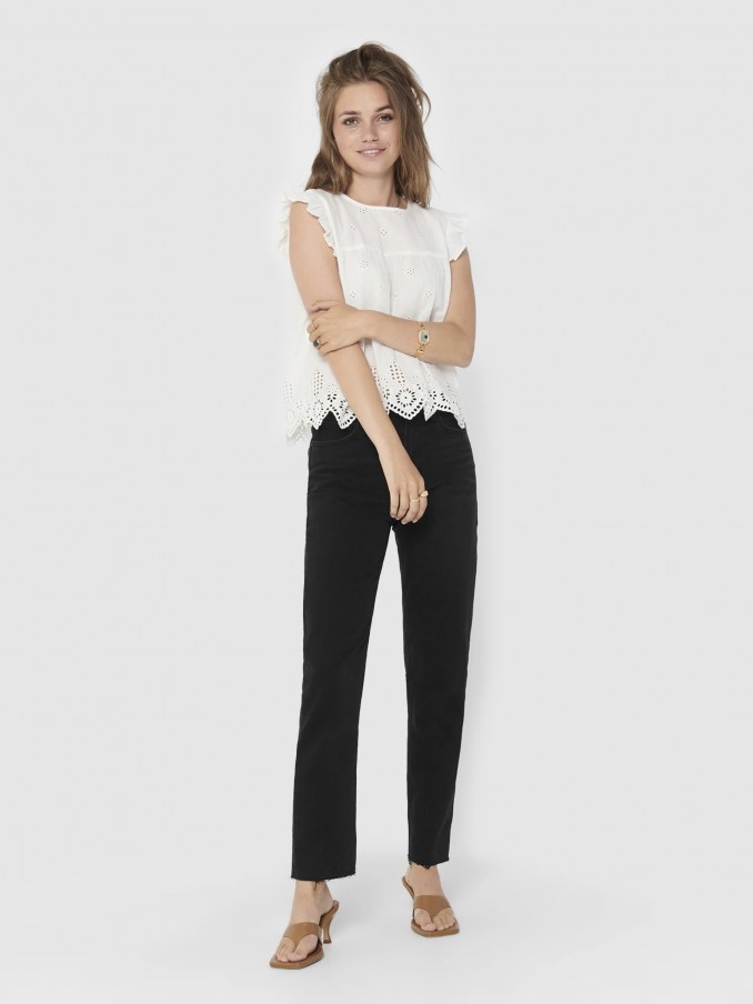 Blusa Mujer Blanco Only
