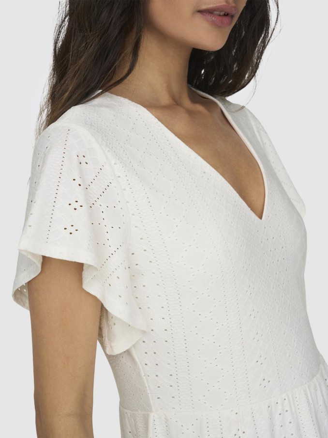 Vestido Mujer Blanco Only