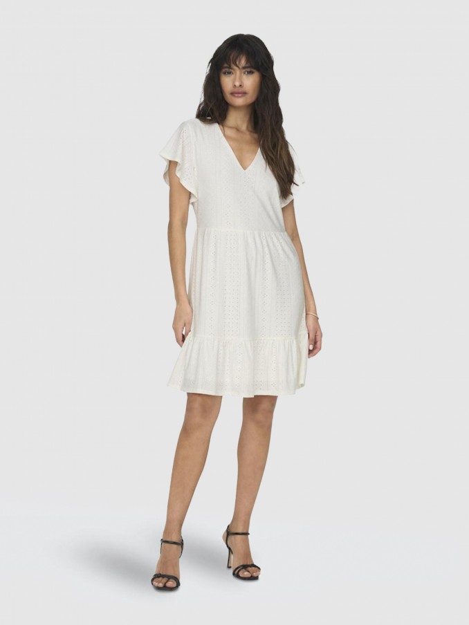Vestido Mujer Blanco Only