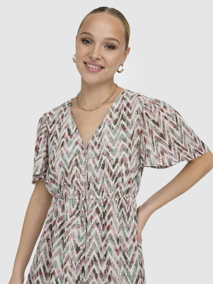 Dress Woman Multicolor Only
