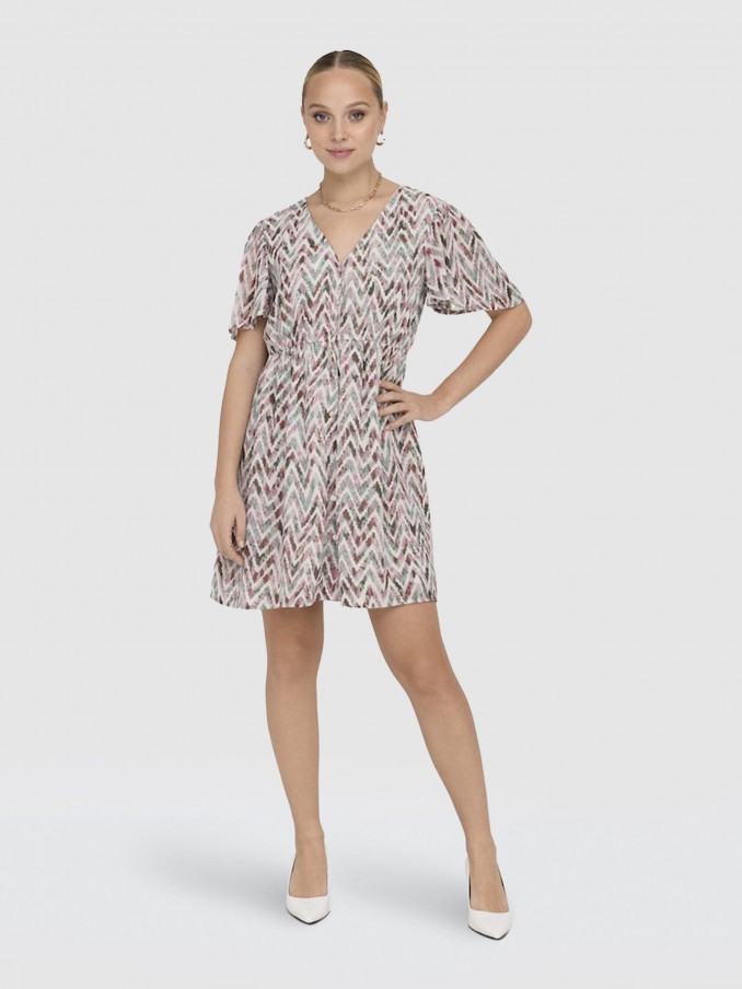 Dress Woman Multicolor Only