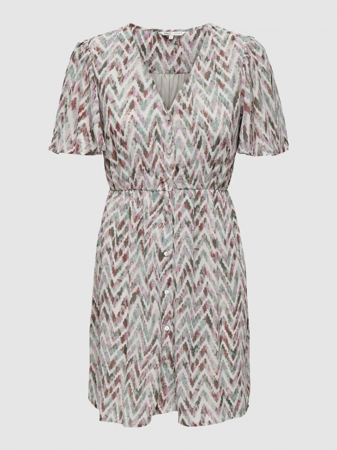 Dress Woman Multicolor Only