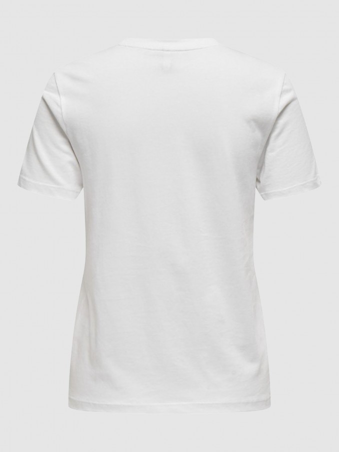 Camiseta Mujer Blanco Only
