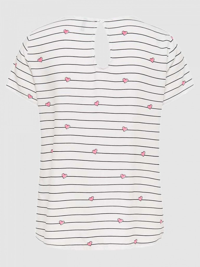 Blusa Mujer Raya Negra Only