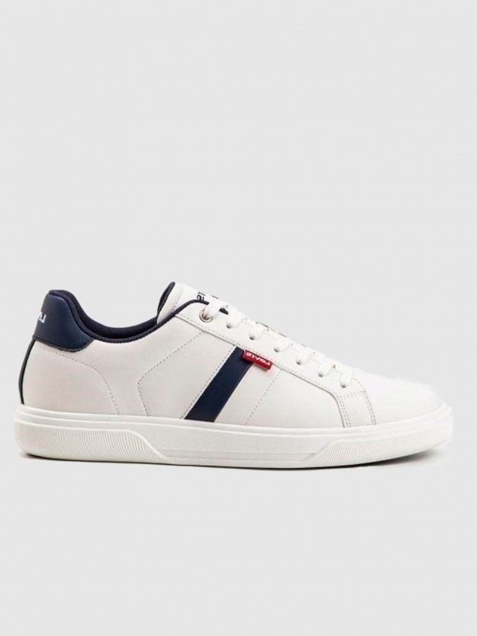 Tenis Hombre Blanco Levis