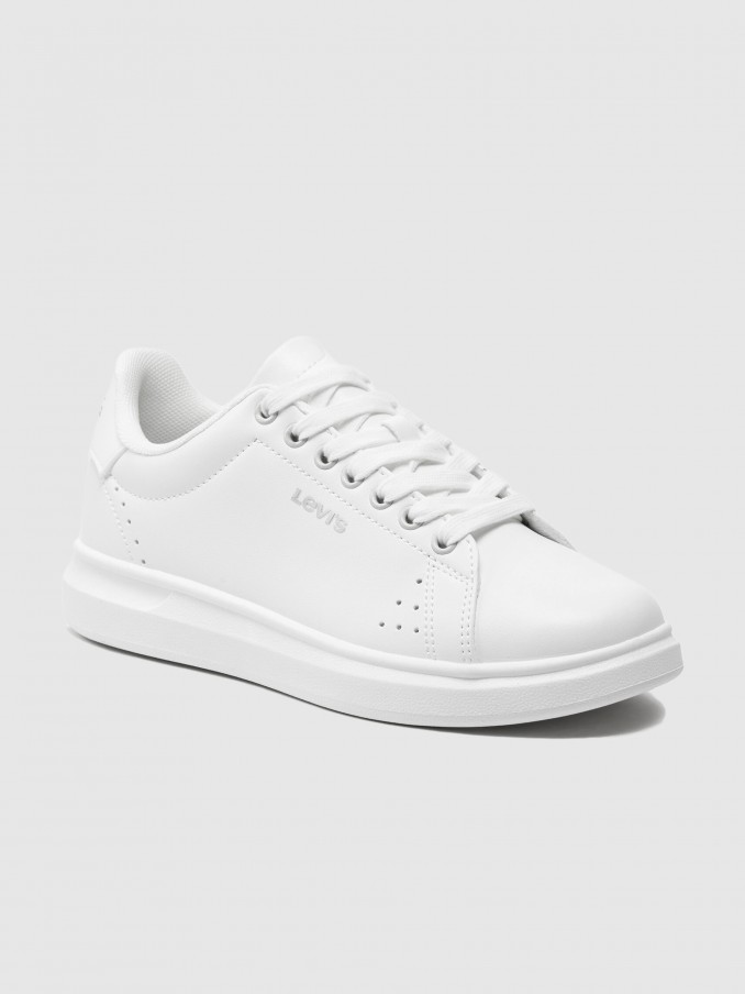 Tenis Mujer Blanco Levis
