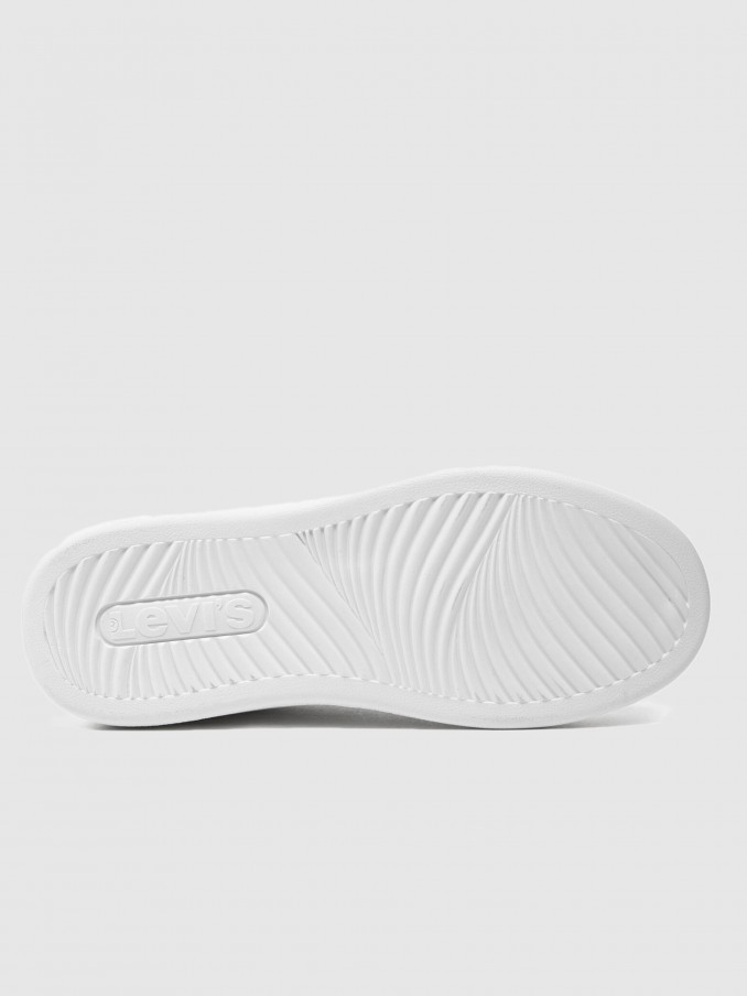Tenis Mujer Blanco Levis