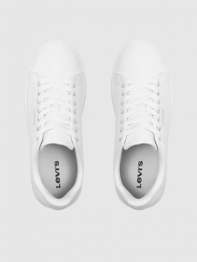 Tenis Mujer Blanco Levis