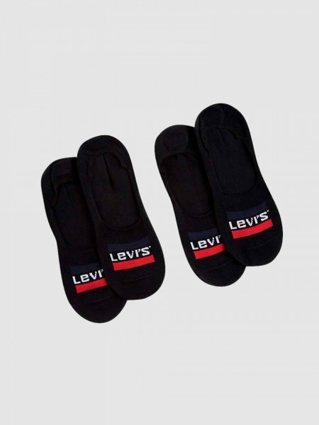 Calcetines Hombre Negro Levis