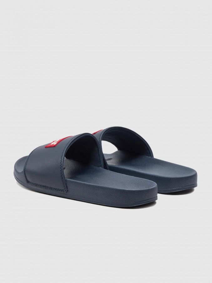 Flip Flops Man Navy Blue Levis