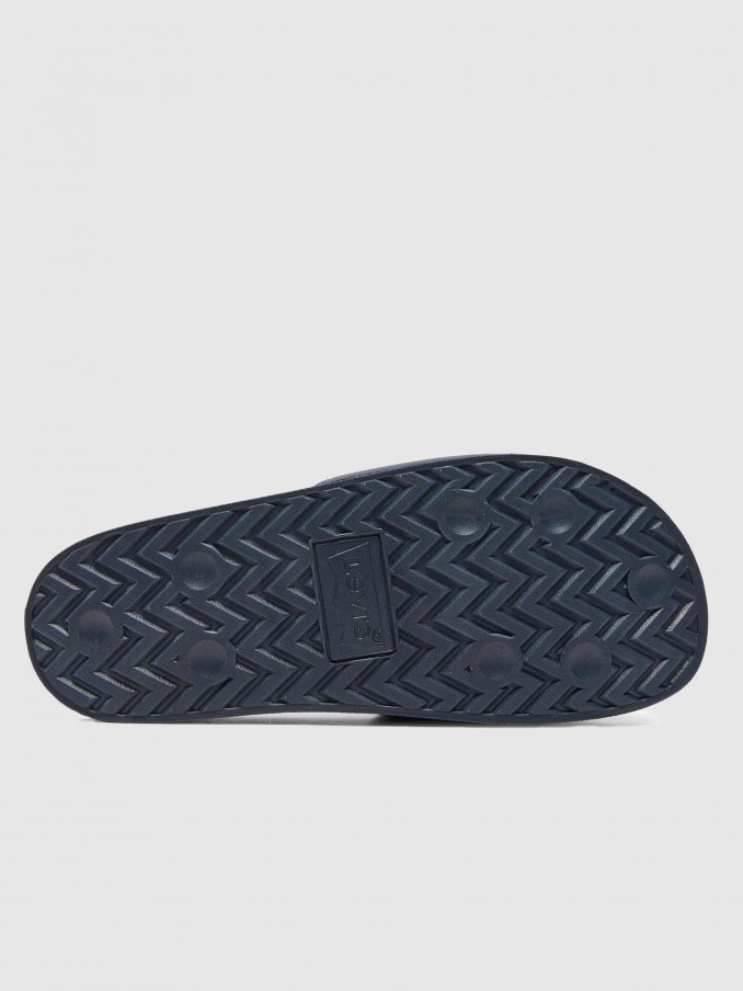 Flip Flops Man Navy Blue Levis