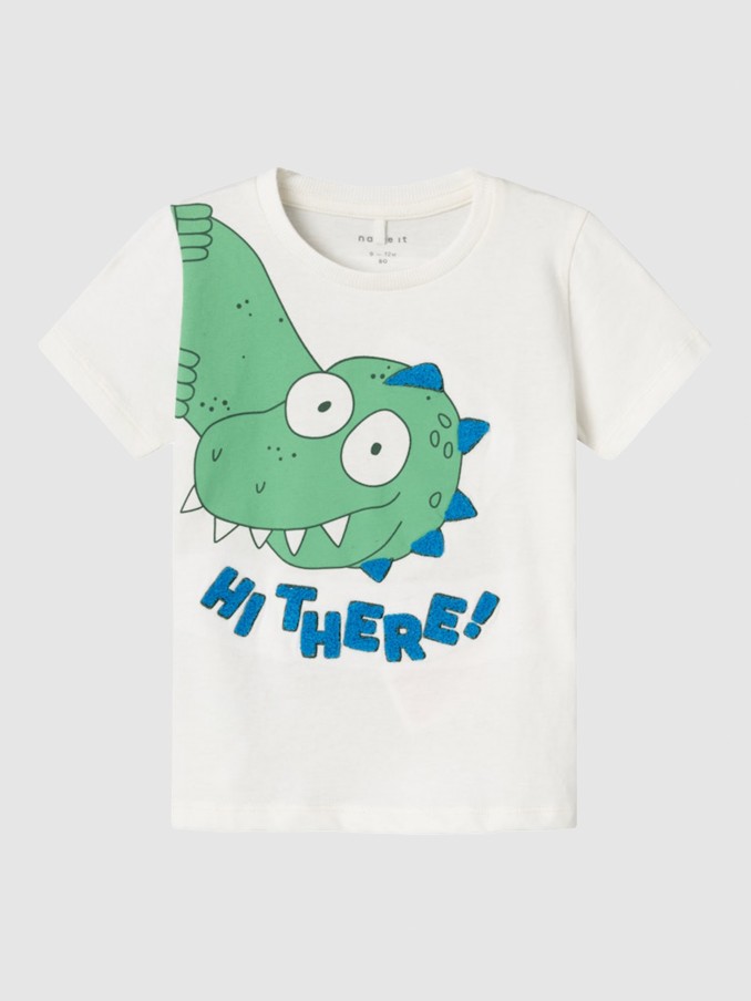 Camiseta Niño Crema Name It