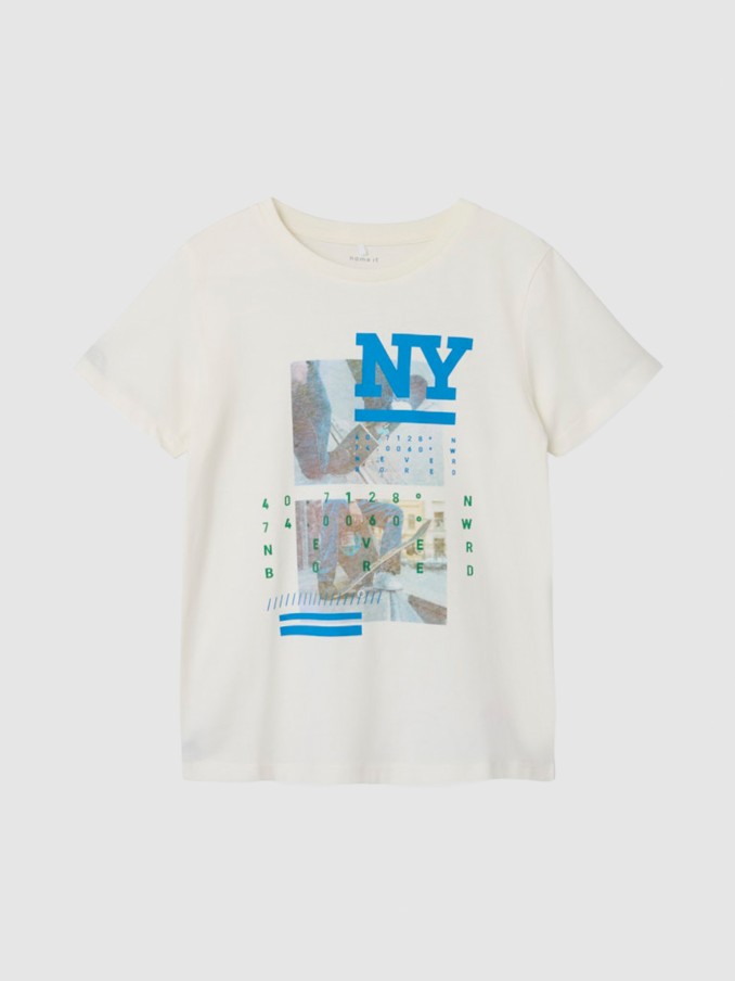Camiseta Niño Blanco Name It