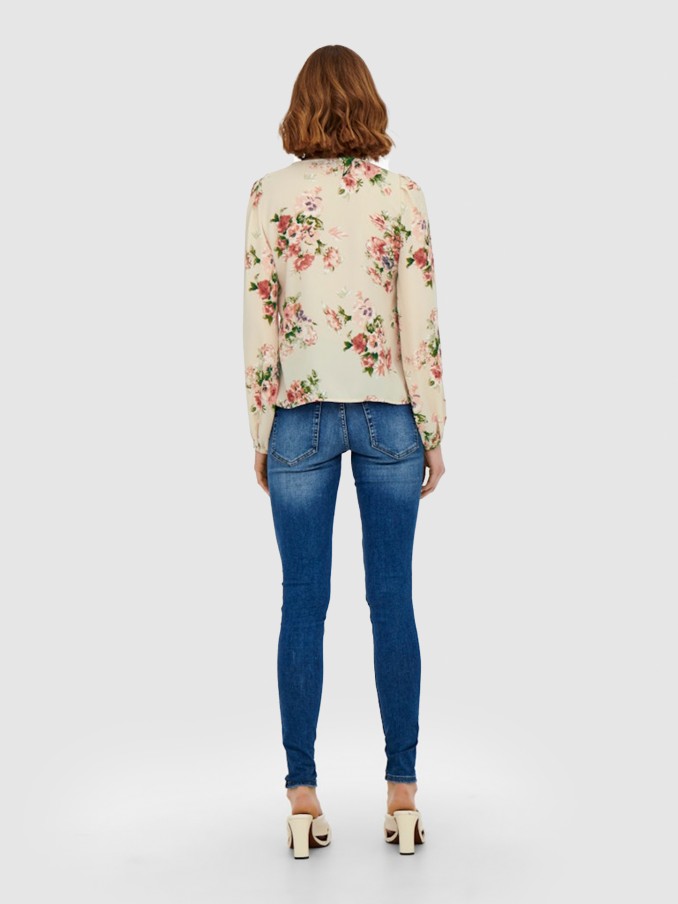 Blusa Mujer Beige Only
