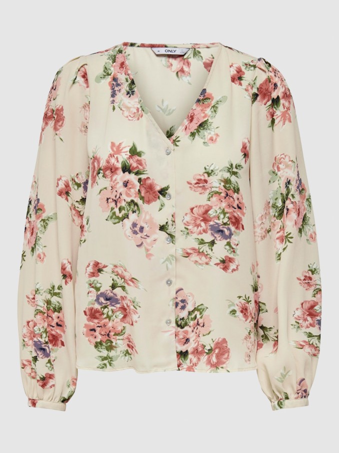 Blusa Mujer Beige Only