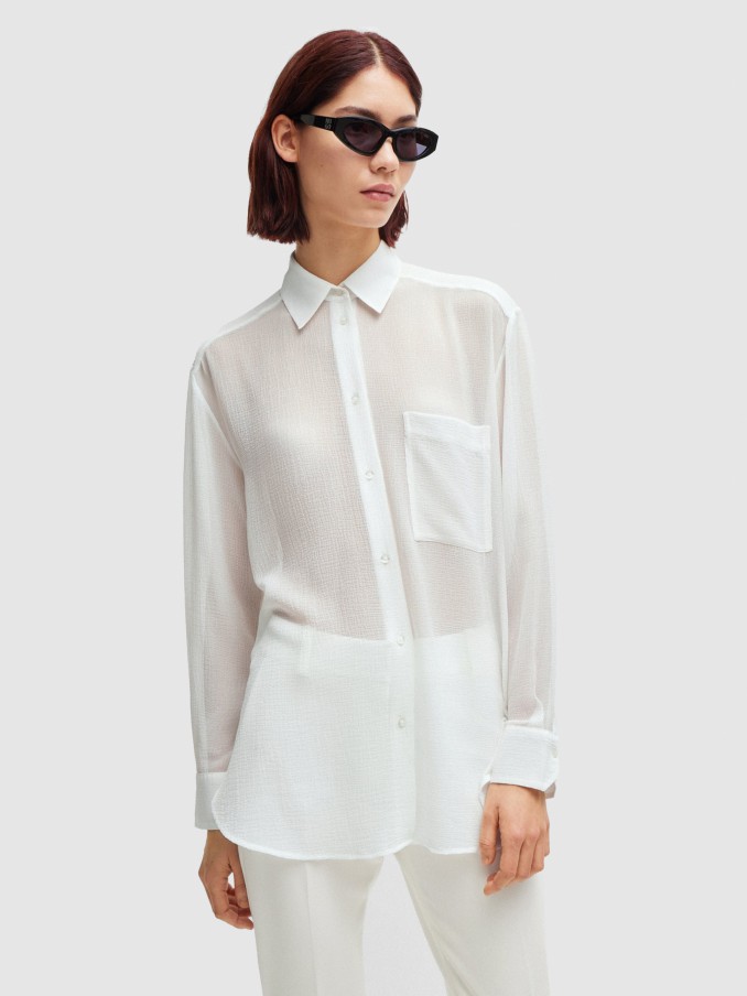 Shirt Woman White Hugo Boss