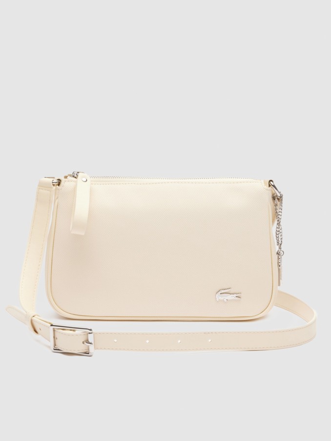 Shoulder Bags Woman Beige Lacoste