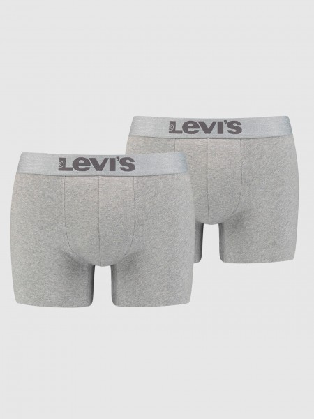 Calzoncillos Hombre Gris Levis