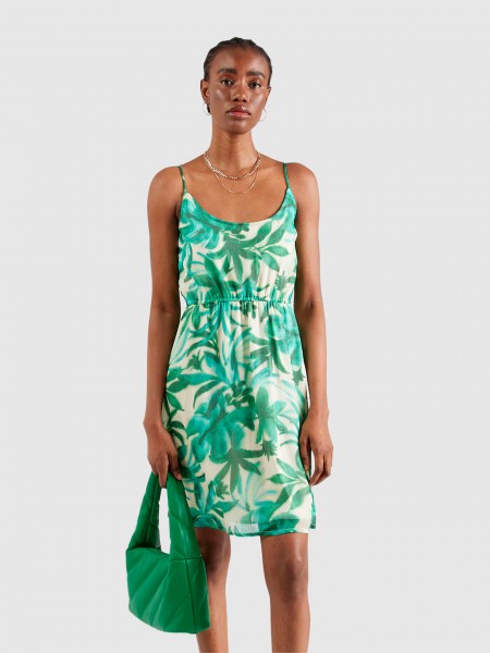 Dress Woman Green Vero Moda