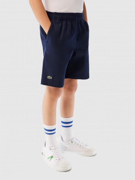 Shorts Boy Navy Blue Lacoste