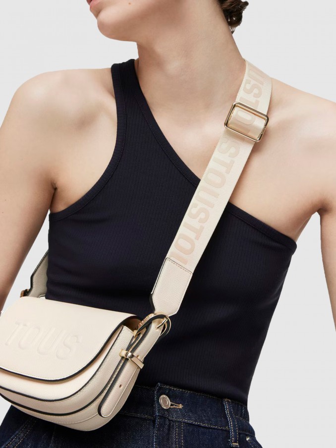 Bolsos de Hombro Mujer Crema Tous