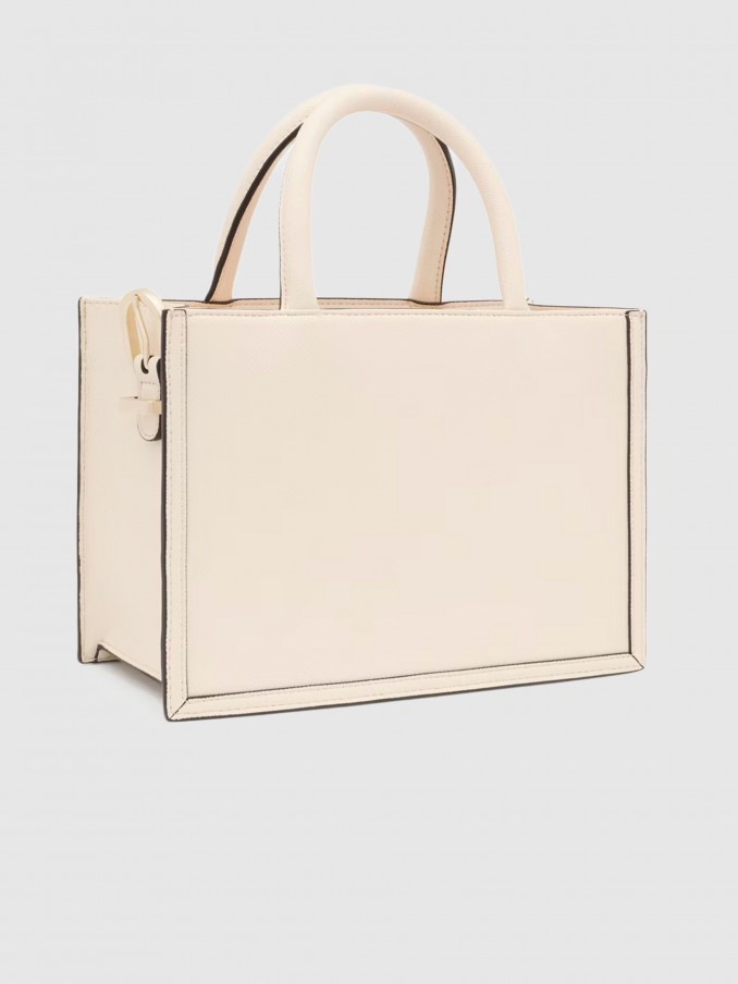 Bolsos de Mano Mujer Crema Tous