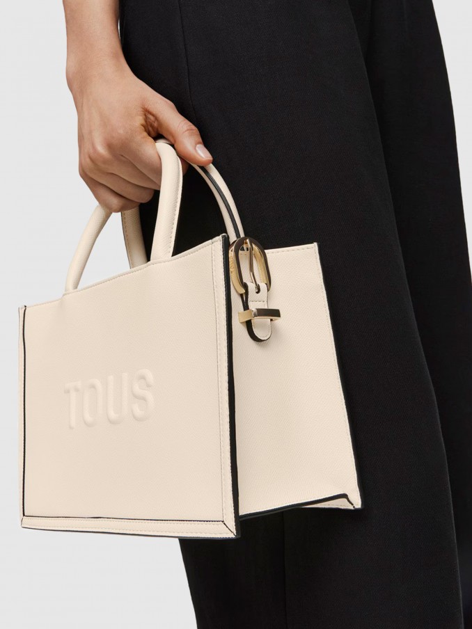 Bolsos de Mano Mujer Crema Tous