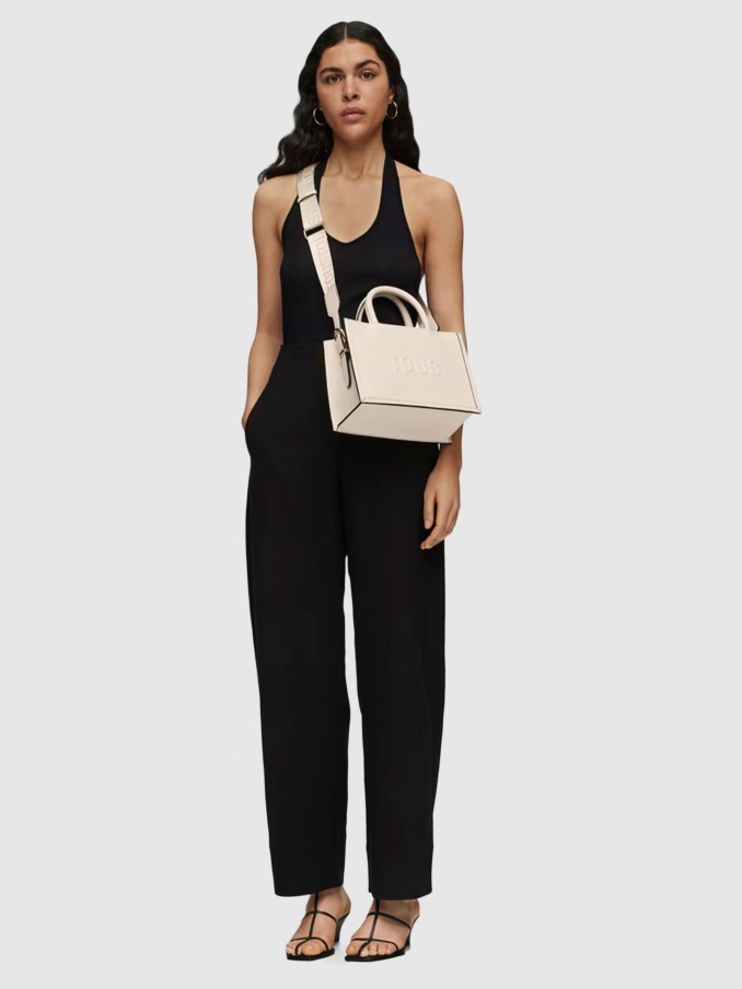 Bolsos de Mano Mujer Crema Tous
