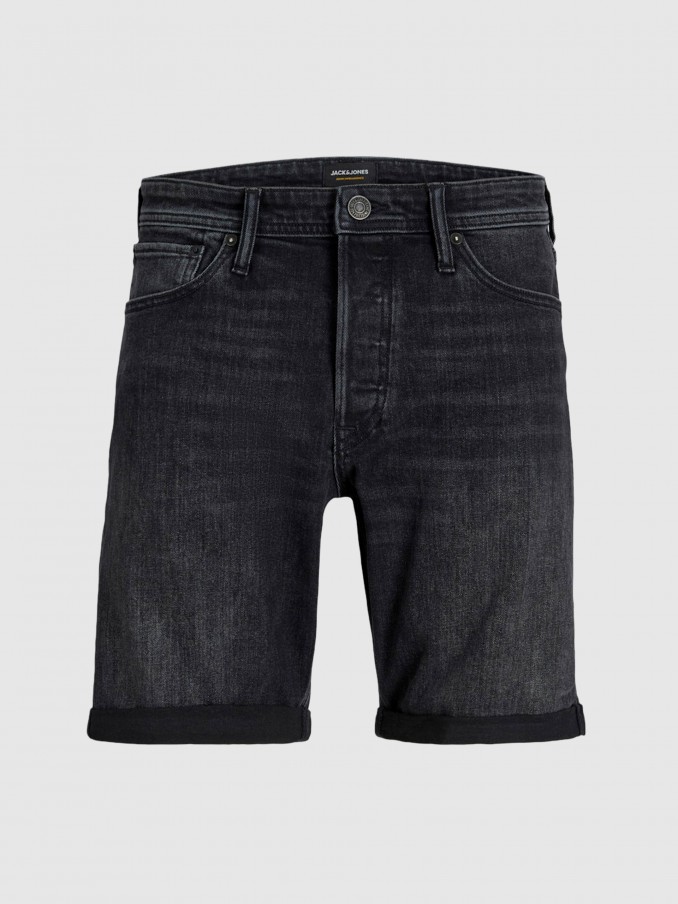 Pantalones Cortos Hombre Negro Jack & Jones