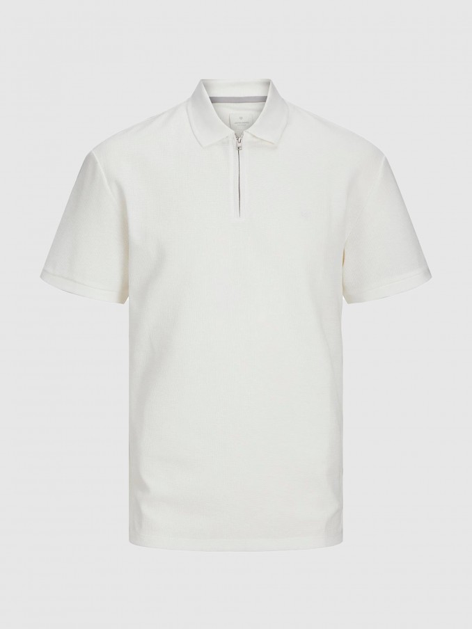 Polo Shirt Man Cream Jack & Jones