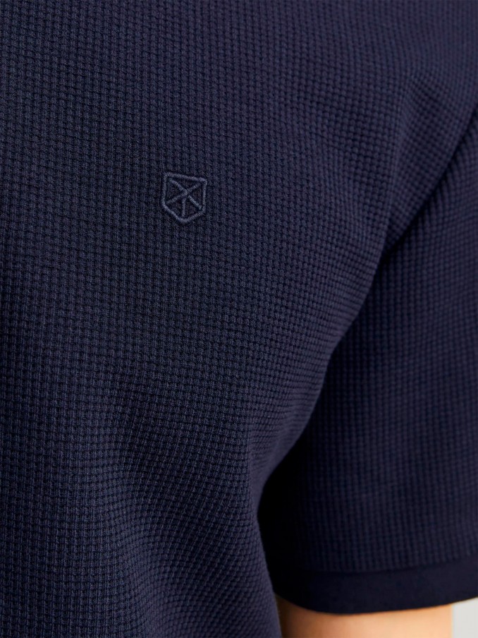 Polo Shirt Man Dark Blue Jack & Jones
