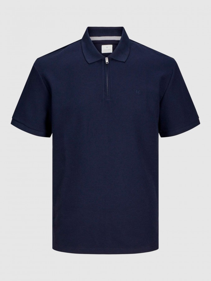 Polo Shirt Man Dark Blue Jack & Jones