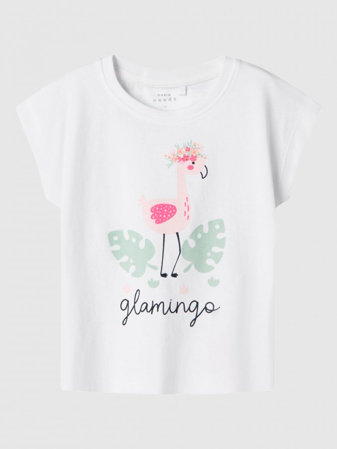 Camiseta Niña Blanco Name It